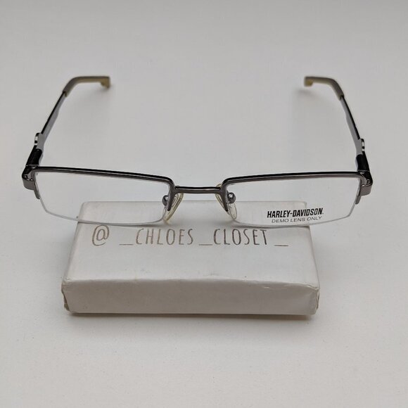 🕶️NEW! Harley-Davidson HD349 GUN Men's Eyeglasses /TS417🕶️ - Picture 3 of 9